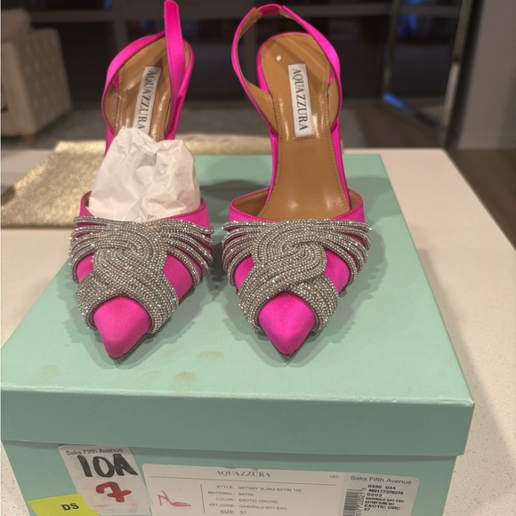 Pink Diamond Aquazzura Heels - Picture 12 of 12
